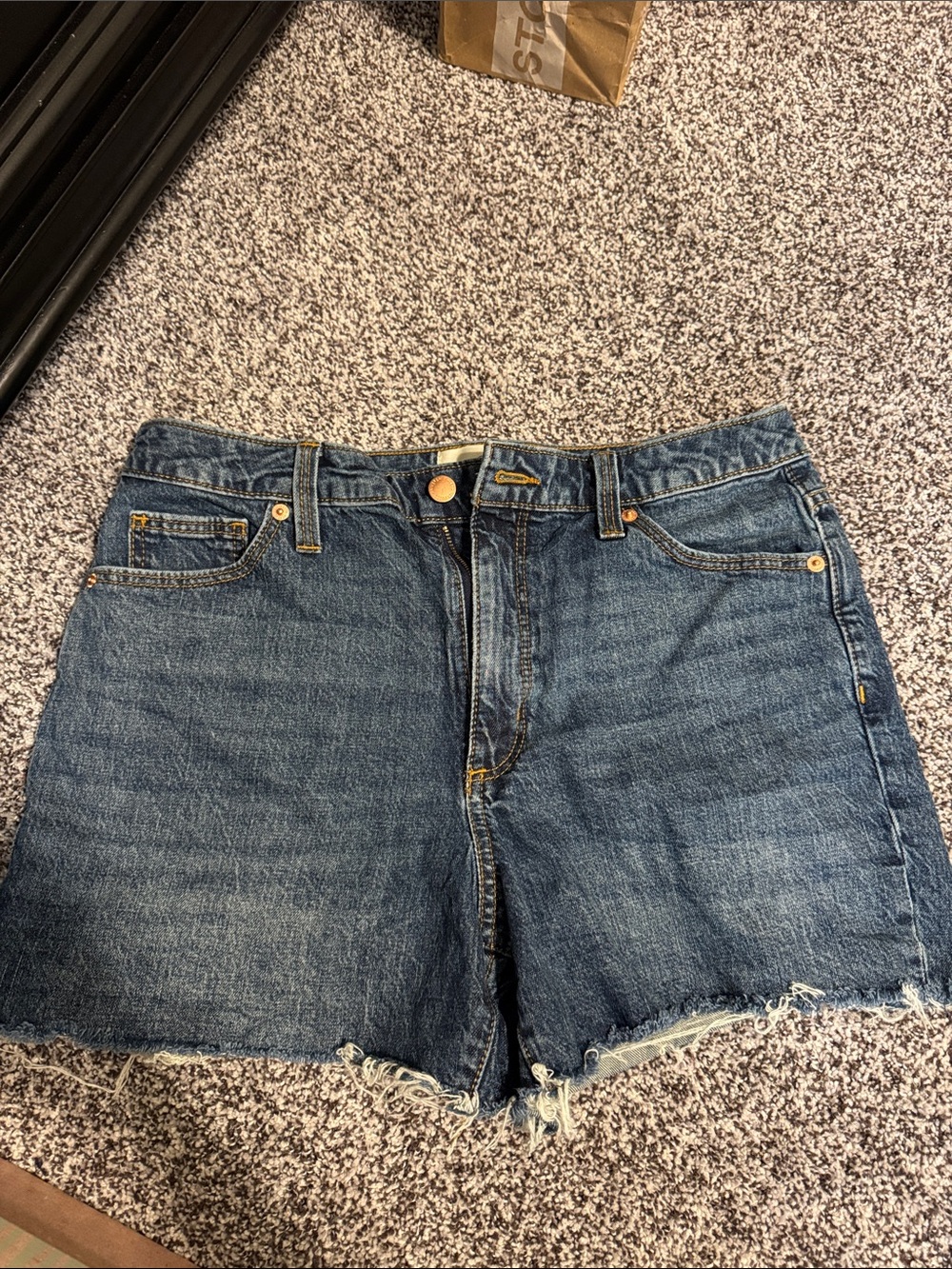 Universal Thread Dark Blue Denim Cutoff Shorts